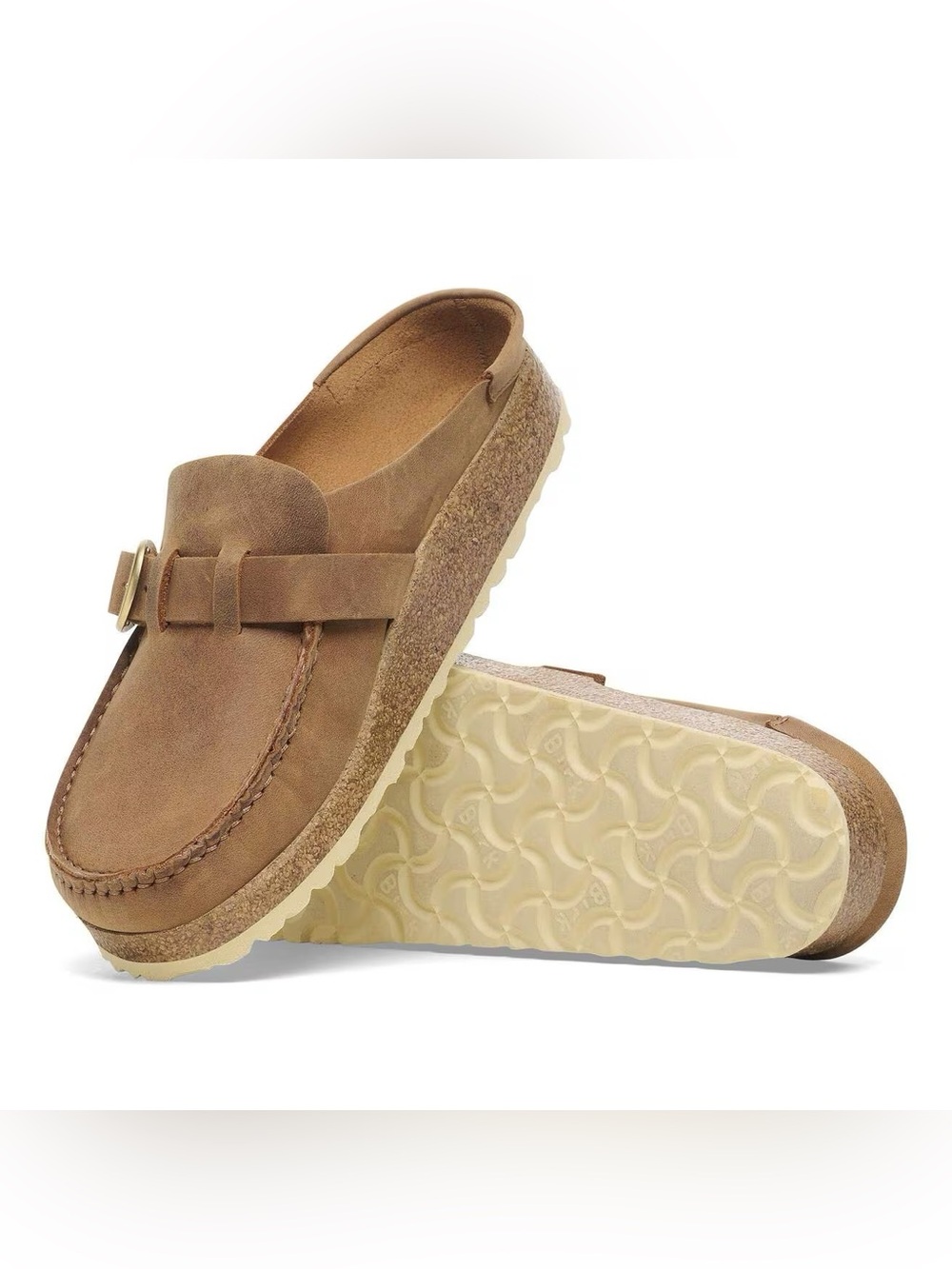 BIRKENSTOCK Buckley Leather Clogs sz 41 / US 10 - Picture 2 of 4